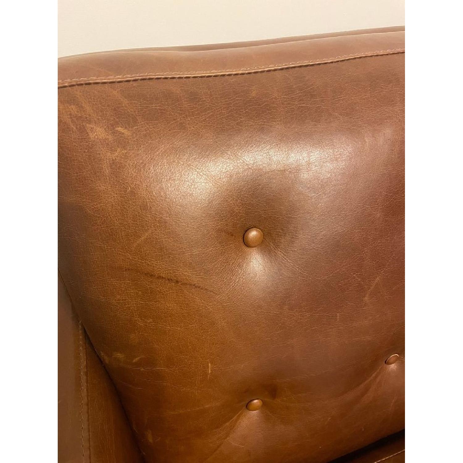 Room & Board Leather Sofa - image-6