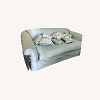 J. Horn Robert Scott Silk Upholstered Sofas