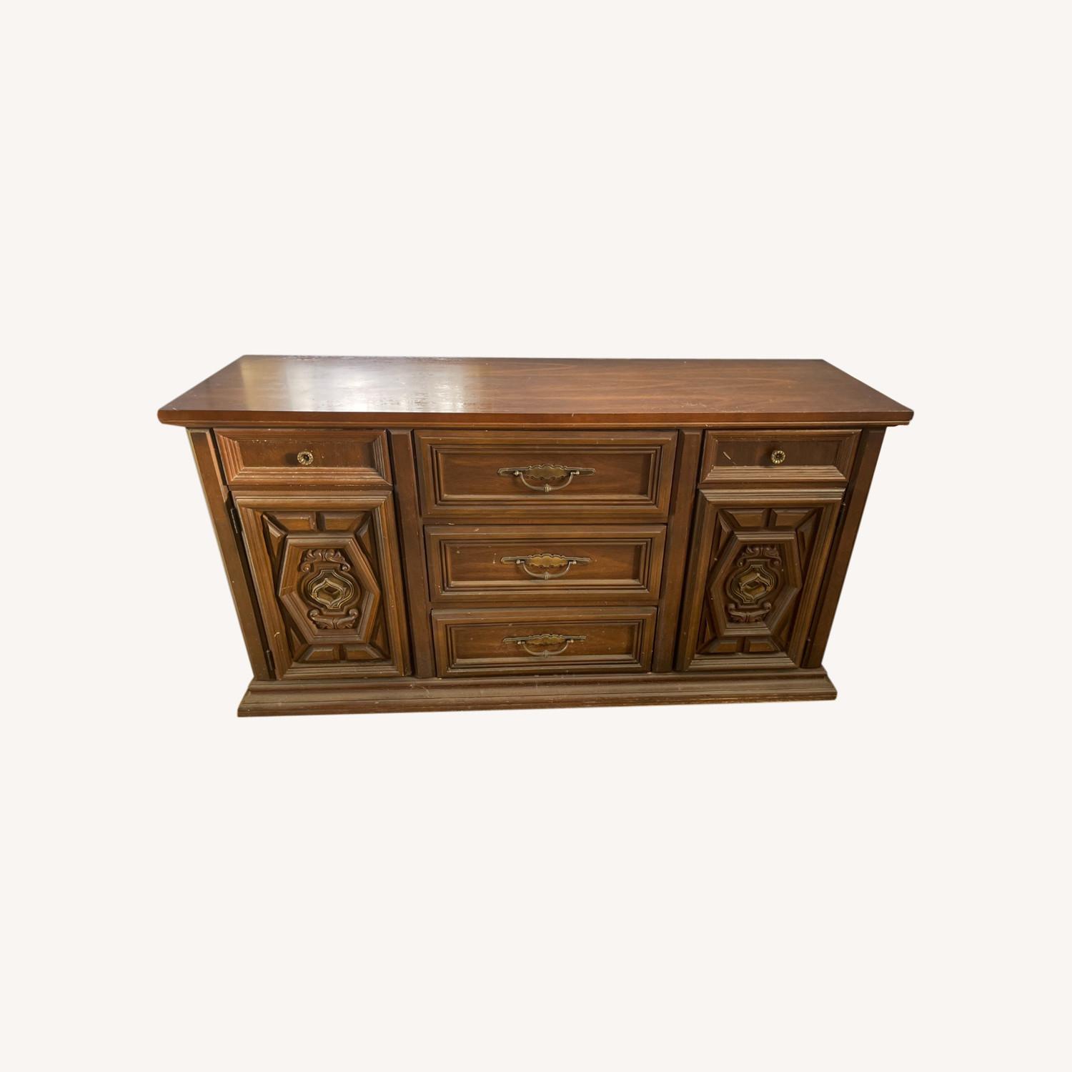 Real Wood Vintage Dresser AptDeco