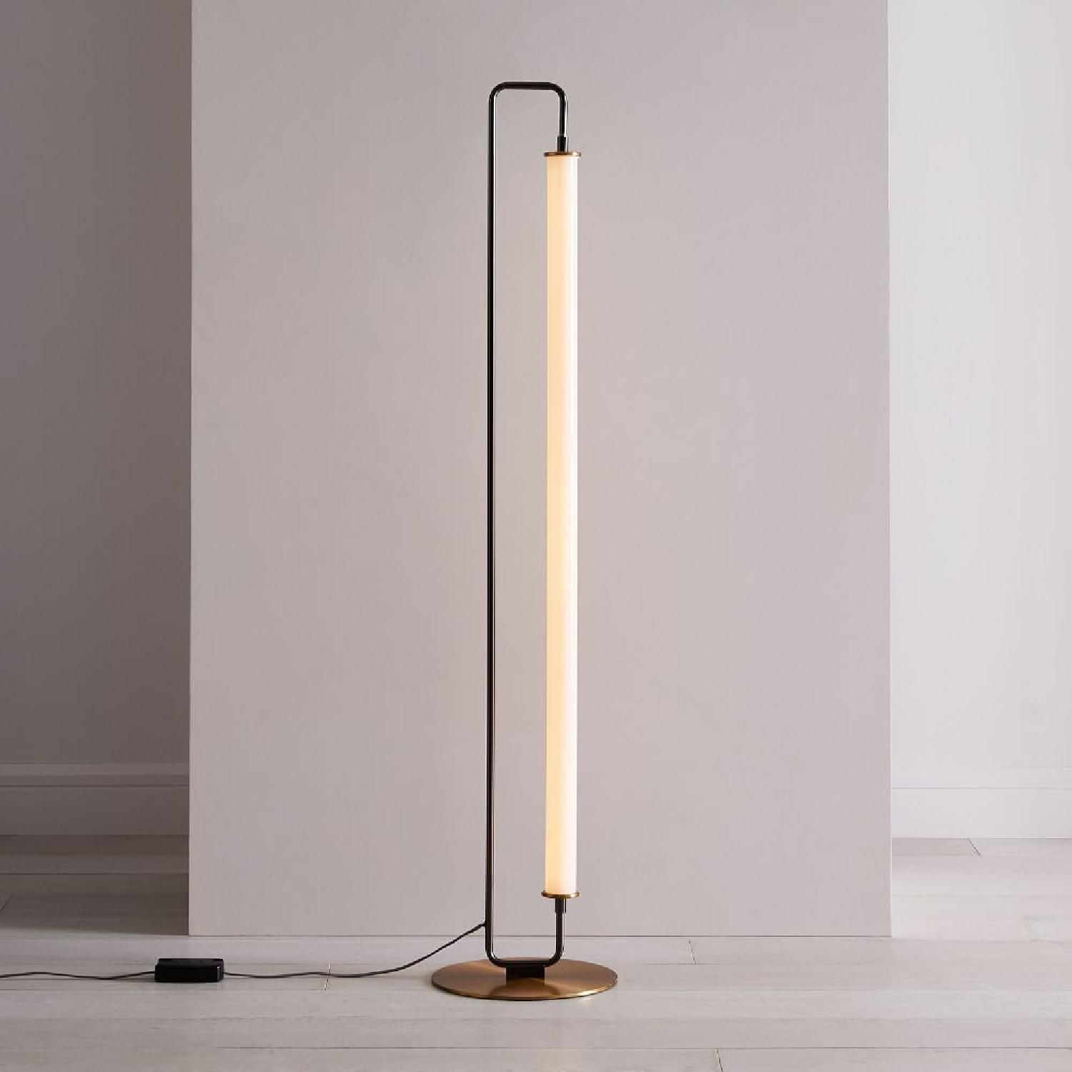 West Elm Linear Metal LED Floor Lamp - image-4