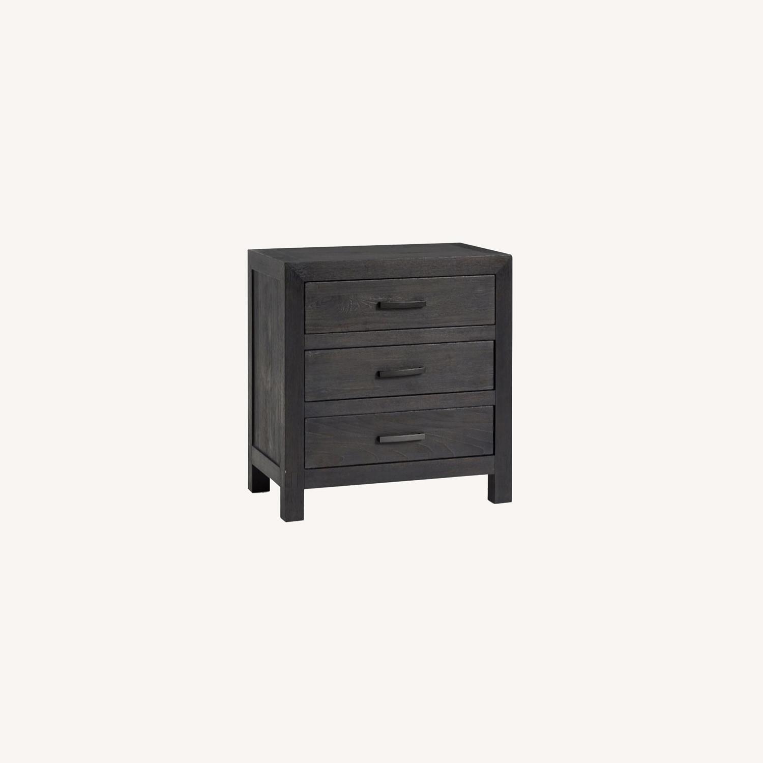 Pottery Barn Linwood 28" Nightstand,Dusty Charcoal AptDeco