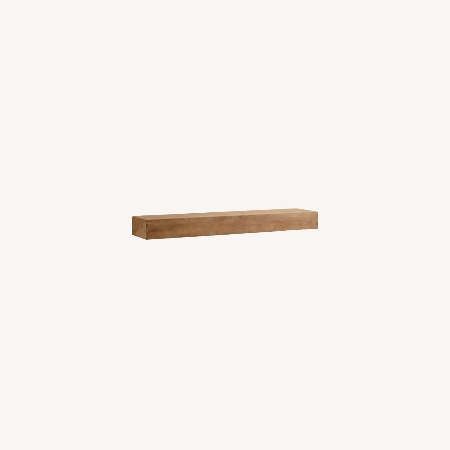 Pottery Barn Reed Floating Shelf, Antique Umber AptDeco