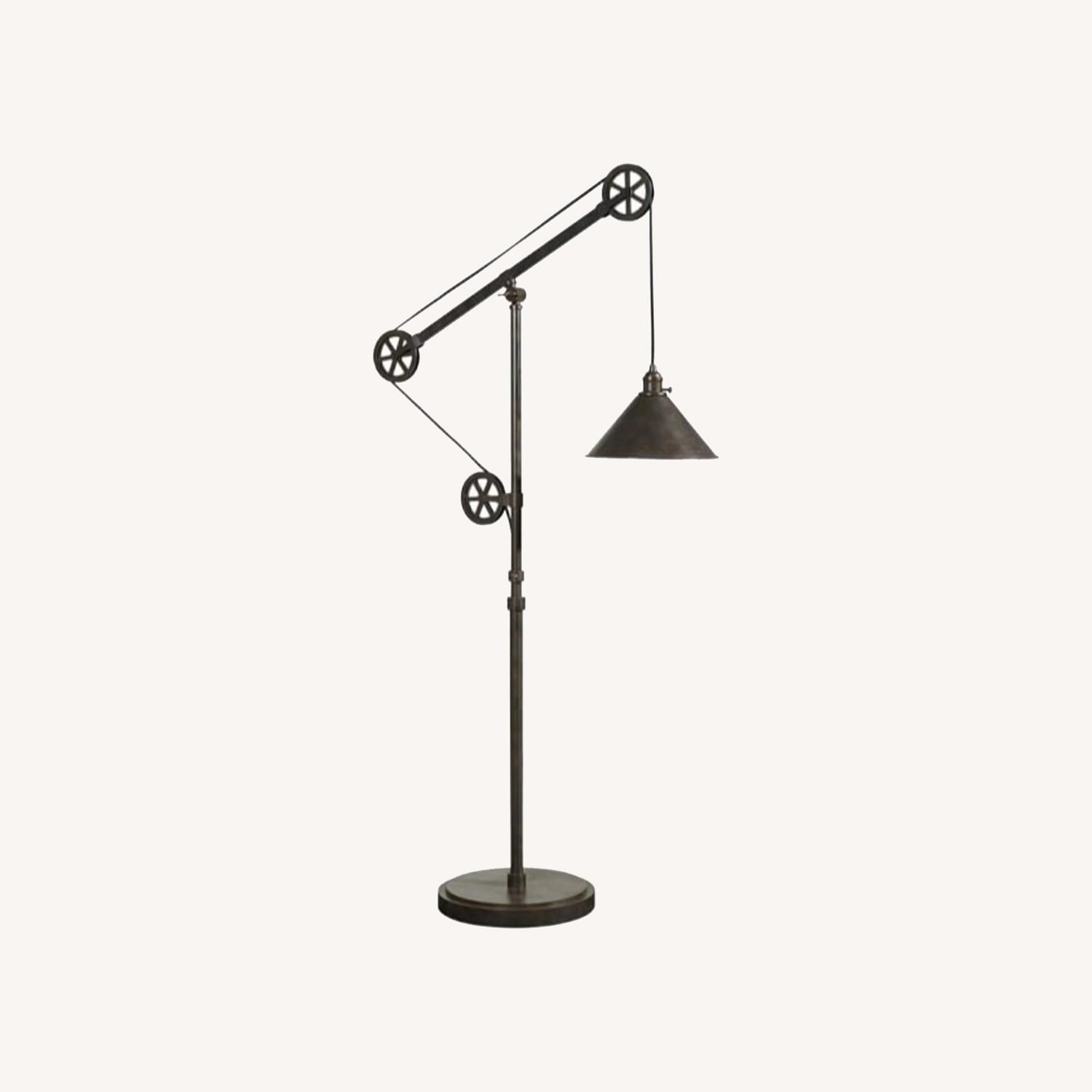 Pottery Barn Warren Pulley Task Floor Lamp AptDeco