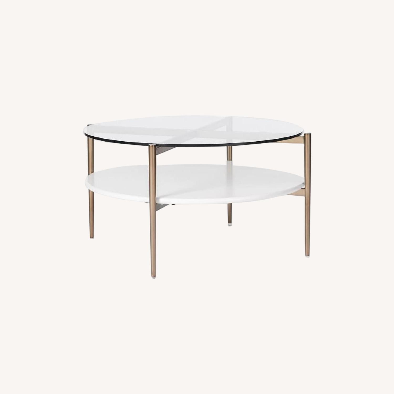 West Elm Mid Century Art Display Coffee Table AptDeco