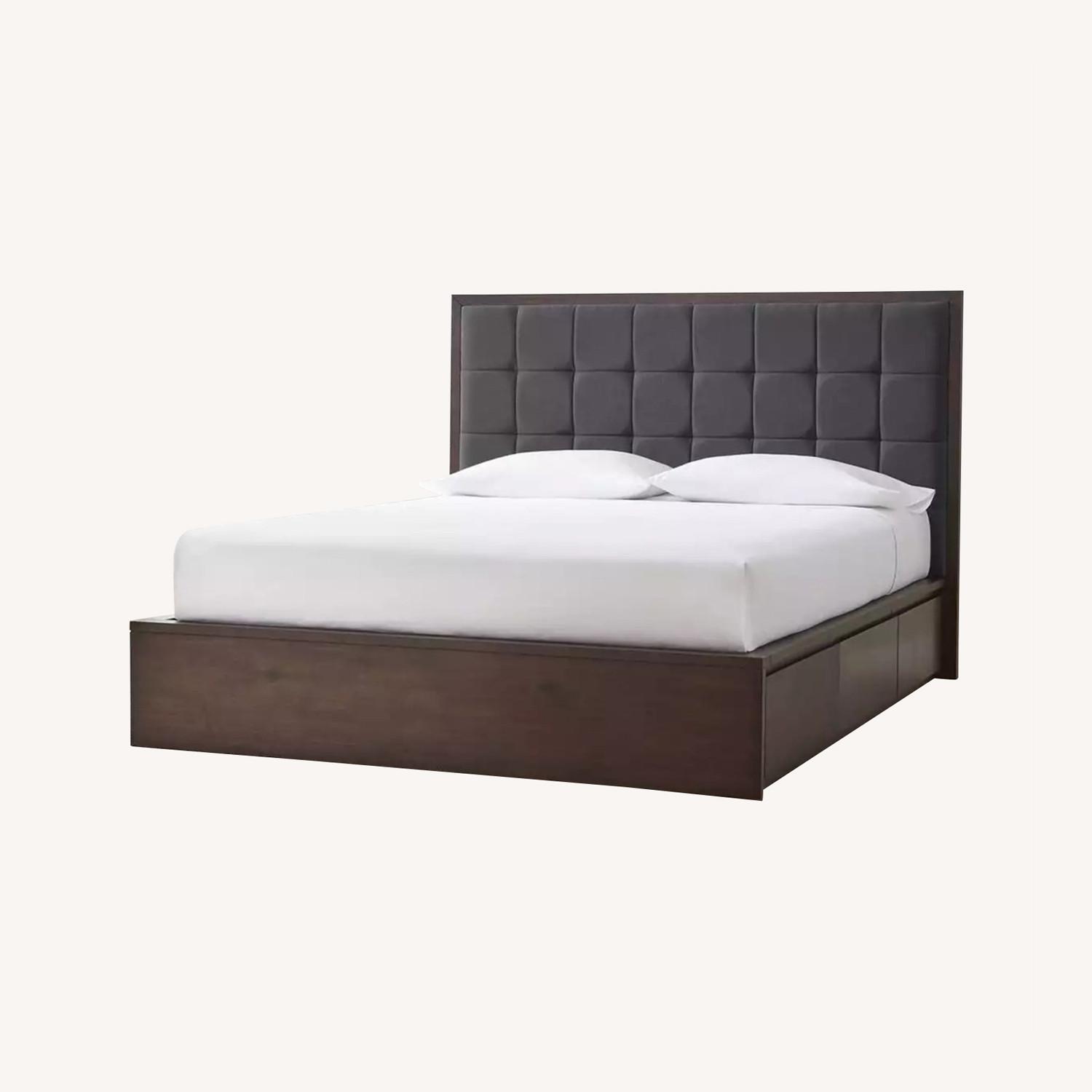 Crate & Barrel Hayden Queen Bed - image-0