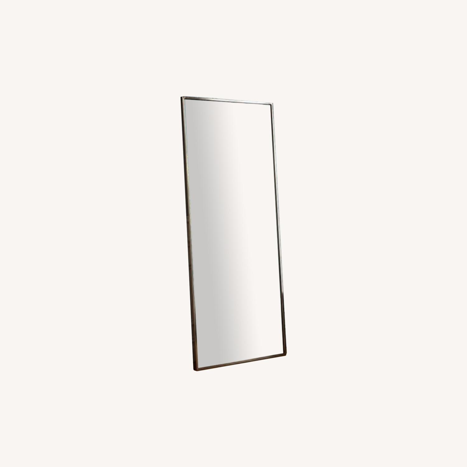 West Elm Rose Gold Floor Mirror AptDeco