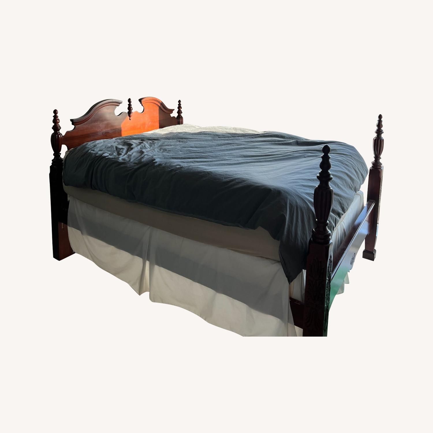 Crate & Barrel Keane Wood Bed Frame - image-4