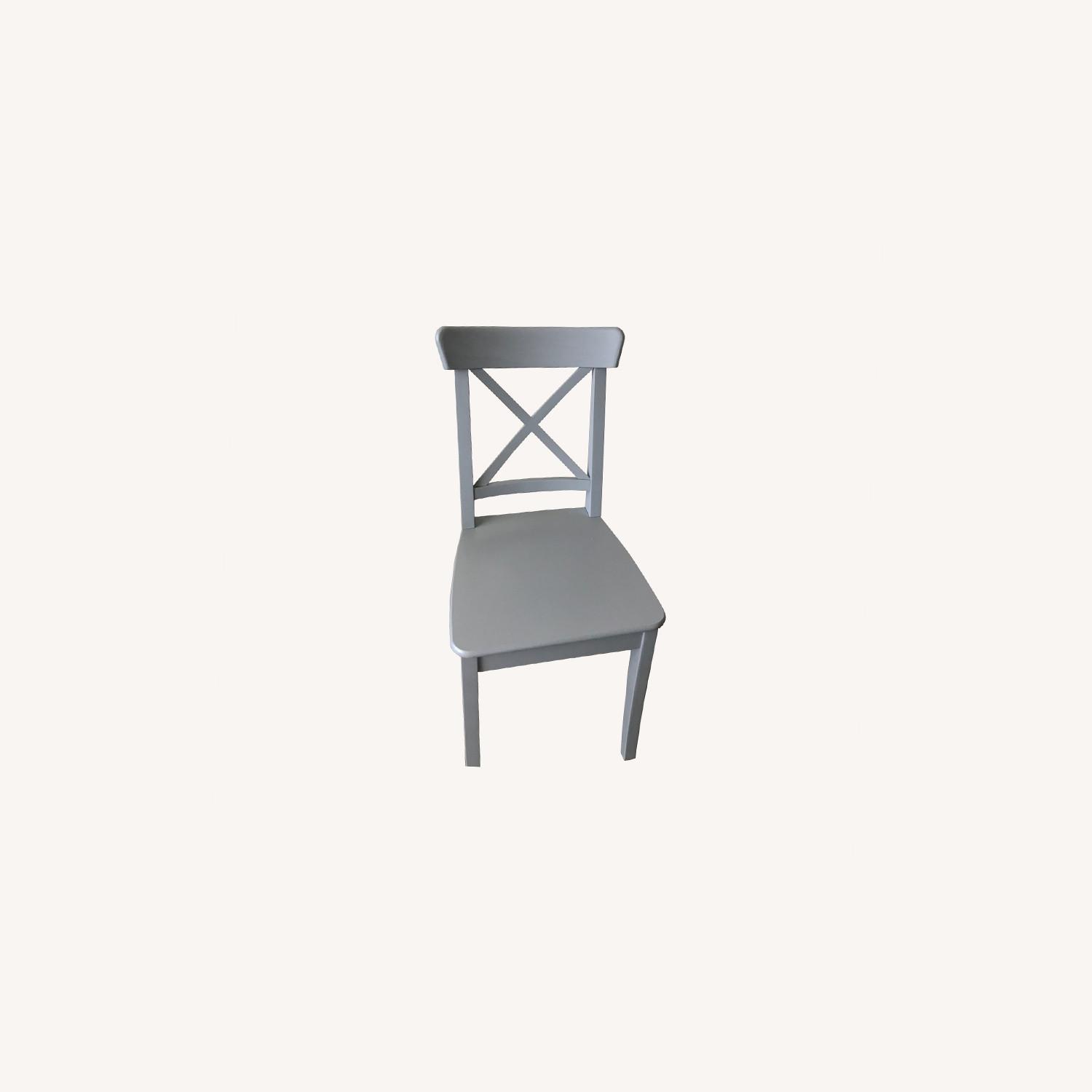 IKEA Ingolf Gray Dining Chair