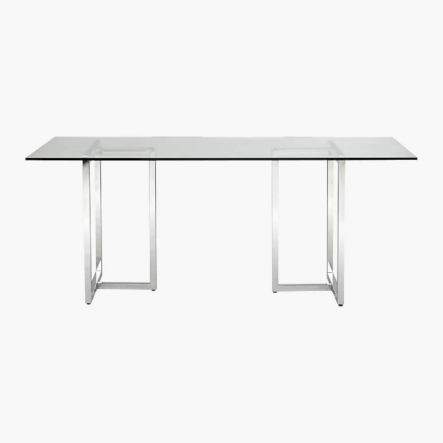 CB2 Silverado Chrome Dining Table - image-5