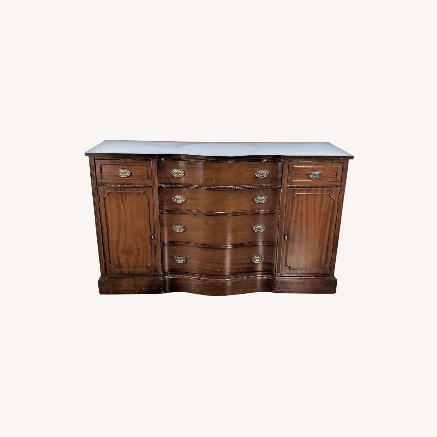 Vintage Angelus Furniture Wooden Sideboard - image-0