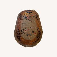 1920s Art Deco Chinese Handmade Oval Rug