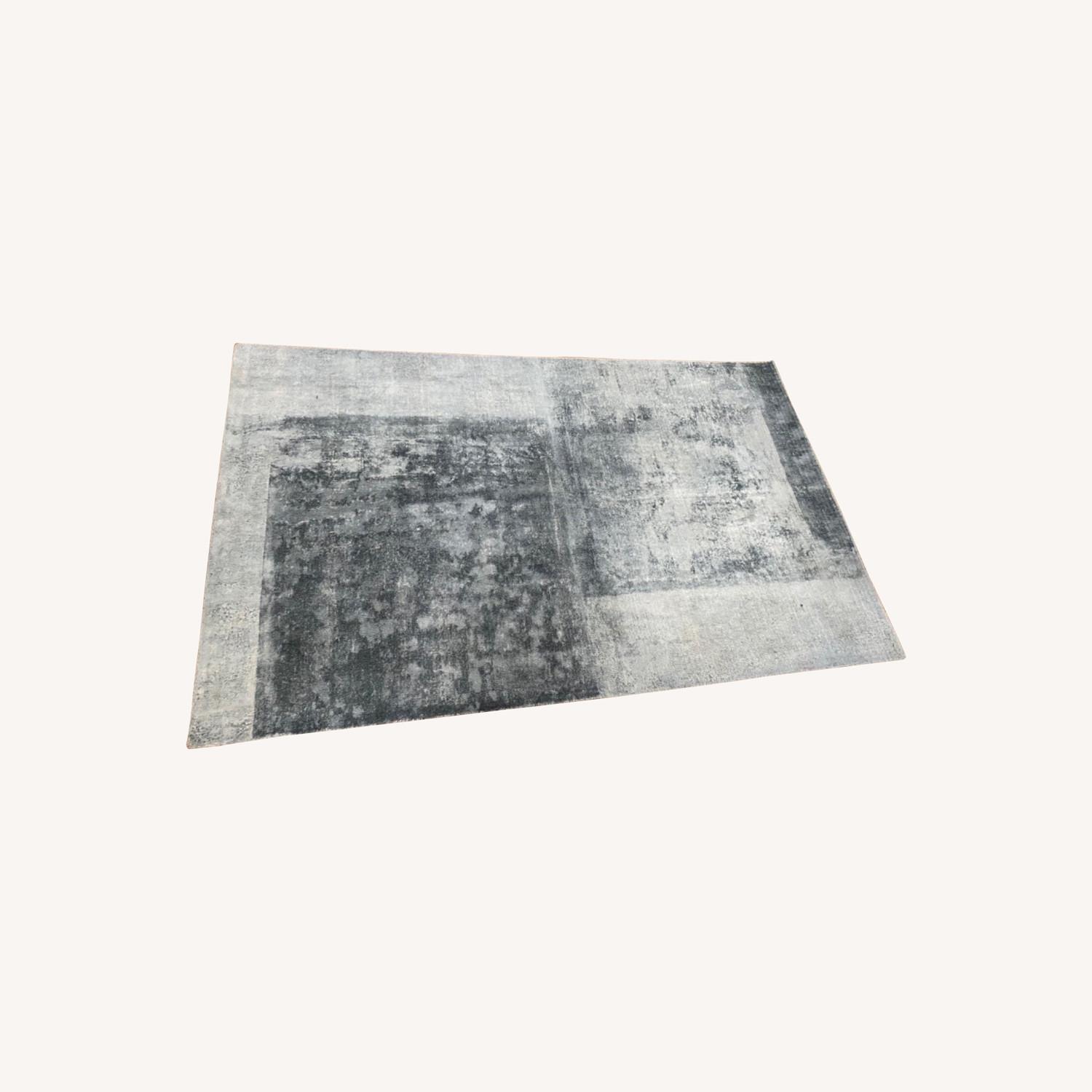 West Elm Distressed Rococo Wool Rug AptDeco