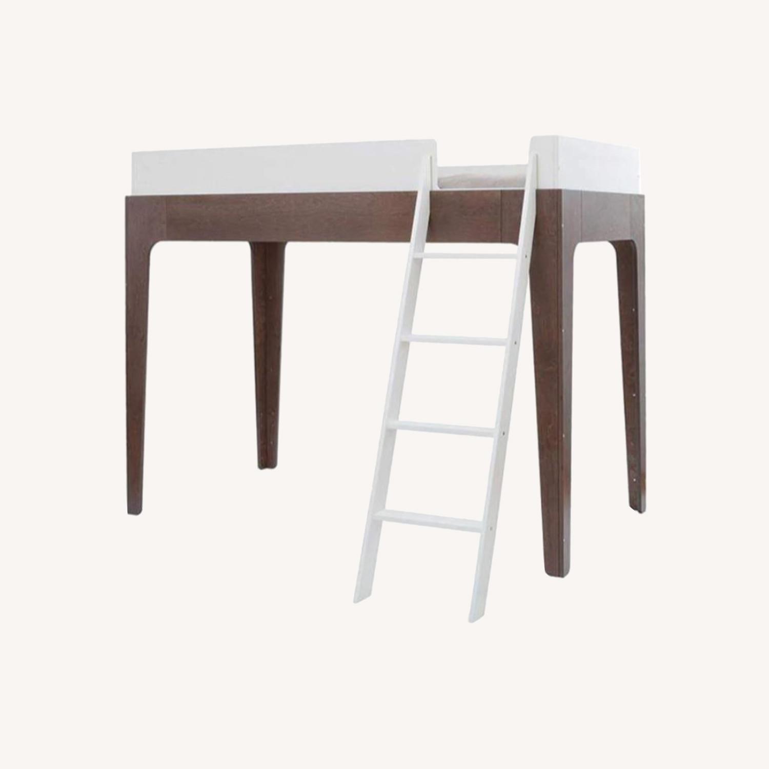 Oeuf Perch Full Loft Bed in Walnut AptDeco