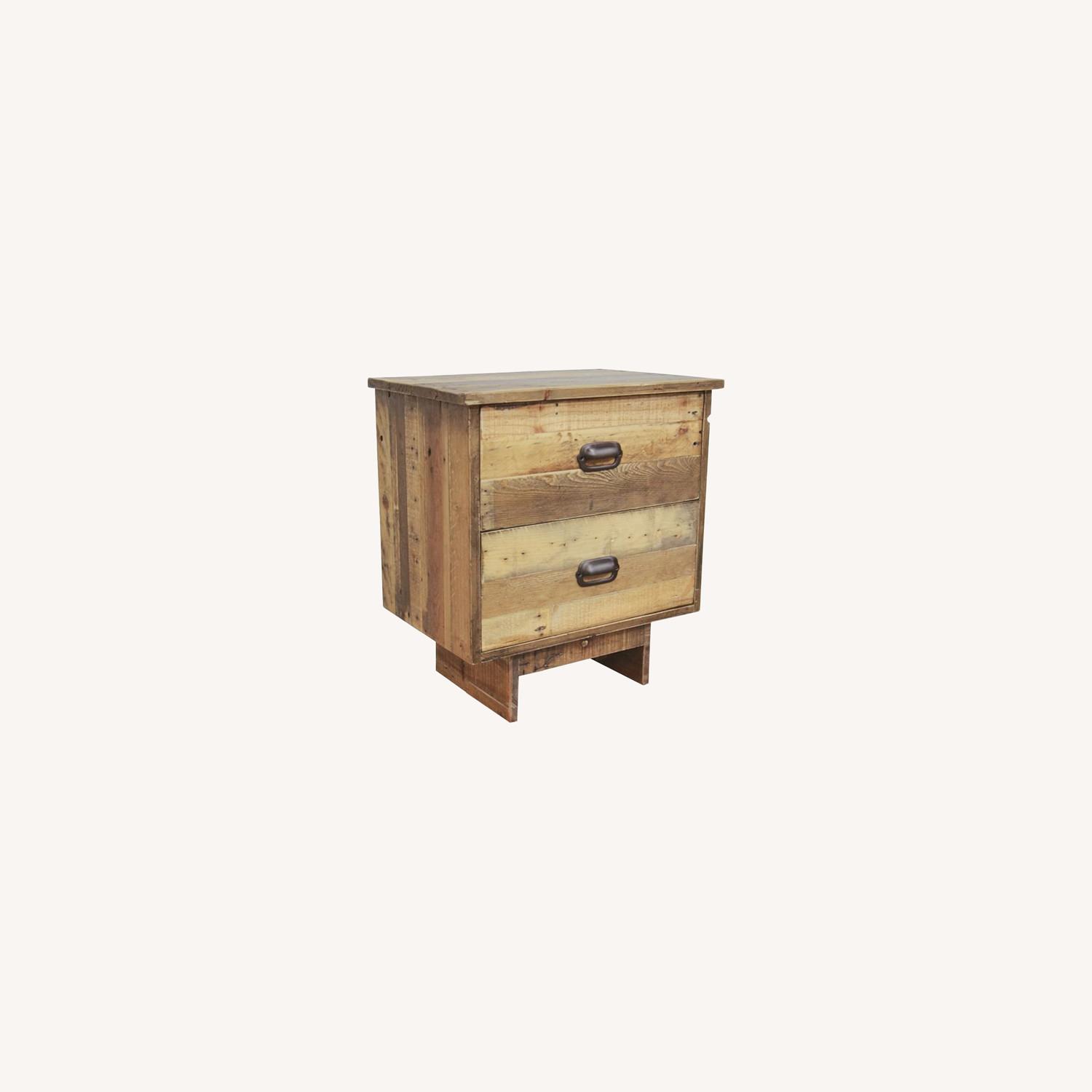 West Elm Emmerson Reclaimed Wood 2Drawer Nightstand AptDeco