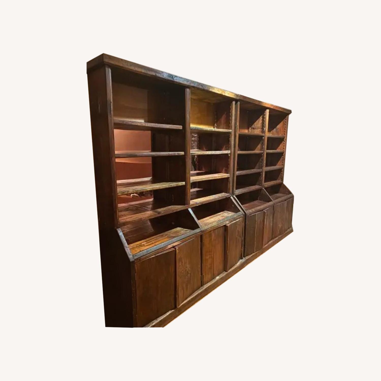 Handmade Antique Solid Wood Cabinet - image-0