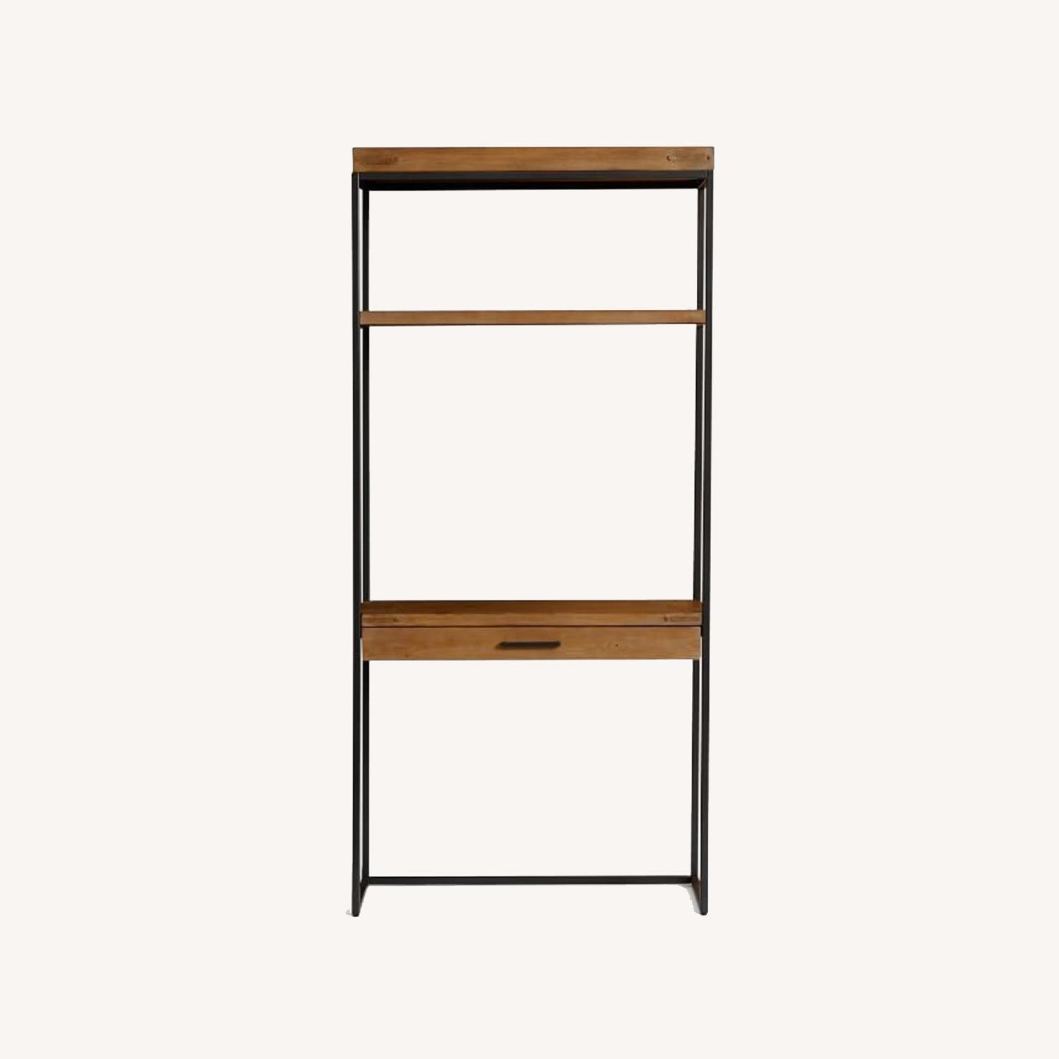 Pottery Barn Malcom Wall Desk - Glazed Pine - image-0