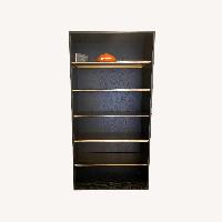 West Elm Black Bookcase
