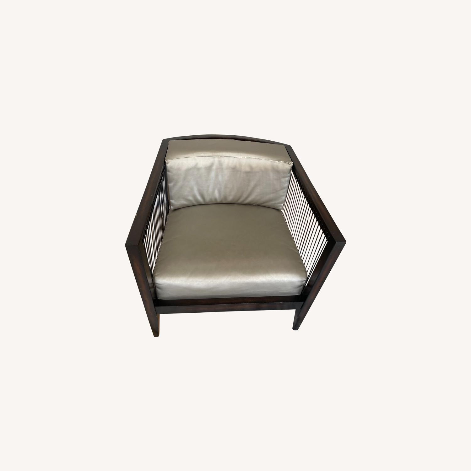 John Richard Accent Chairs with Leather Strings (set of 2) - image-4