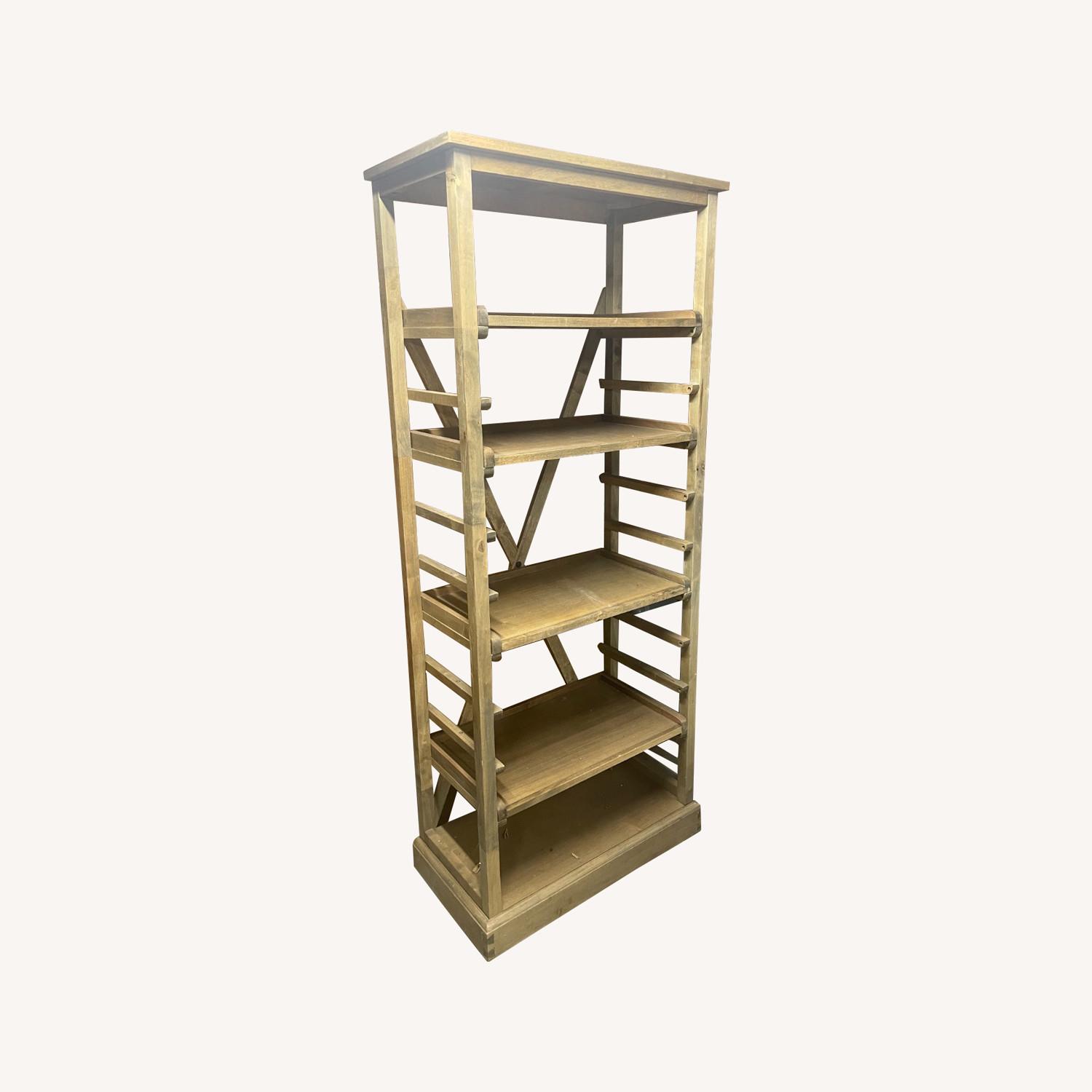 West Elm Wooden Bookcase AptDeco
