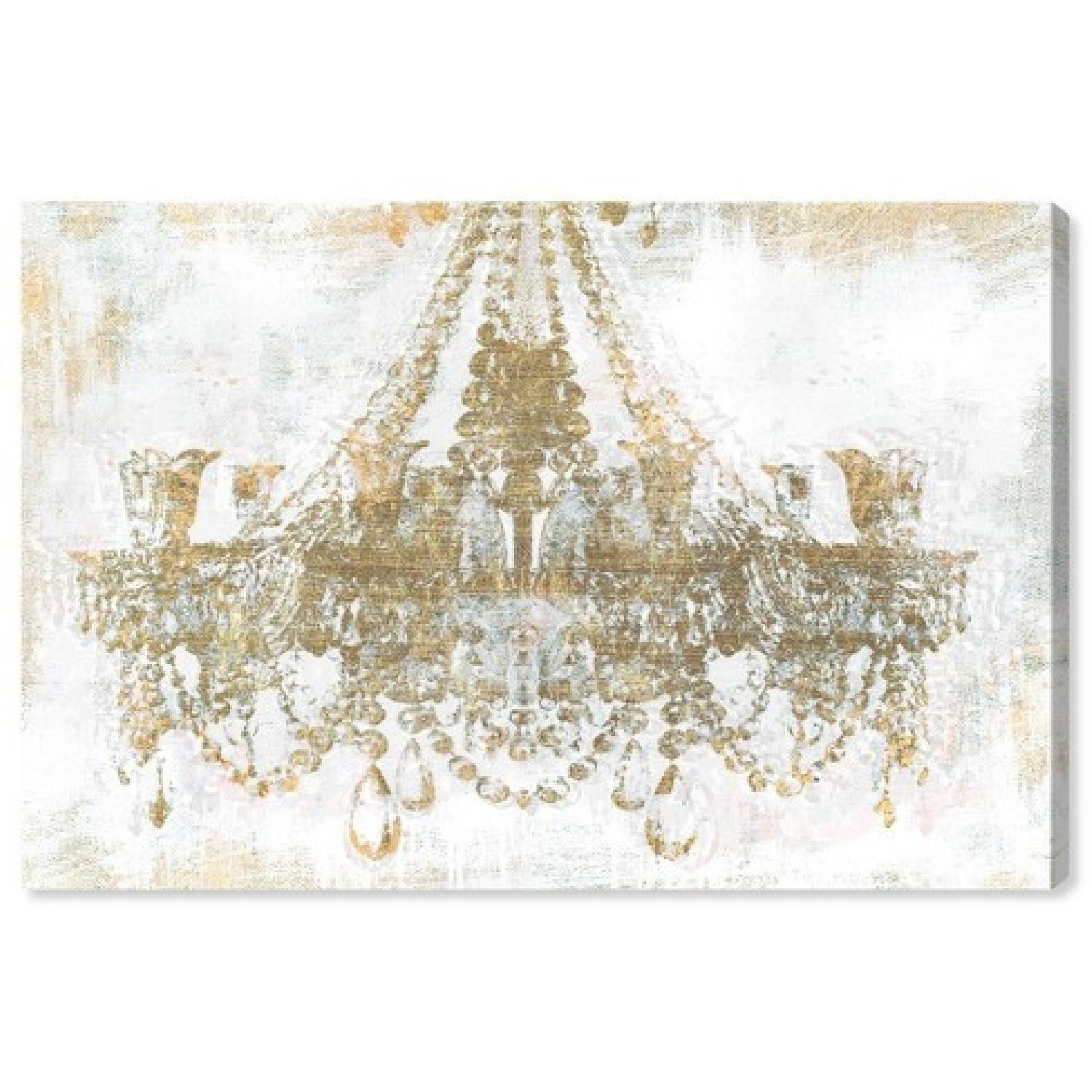 Oliver Gal Gold Diamonds Canvas Print - image-4