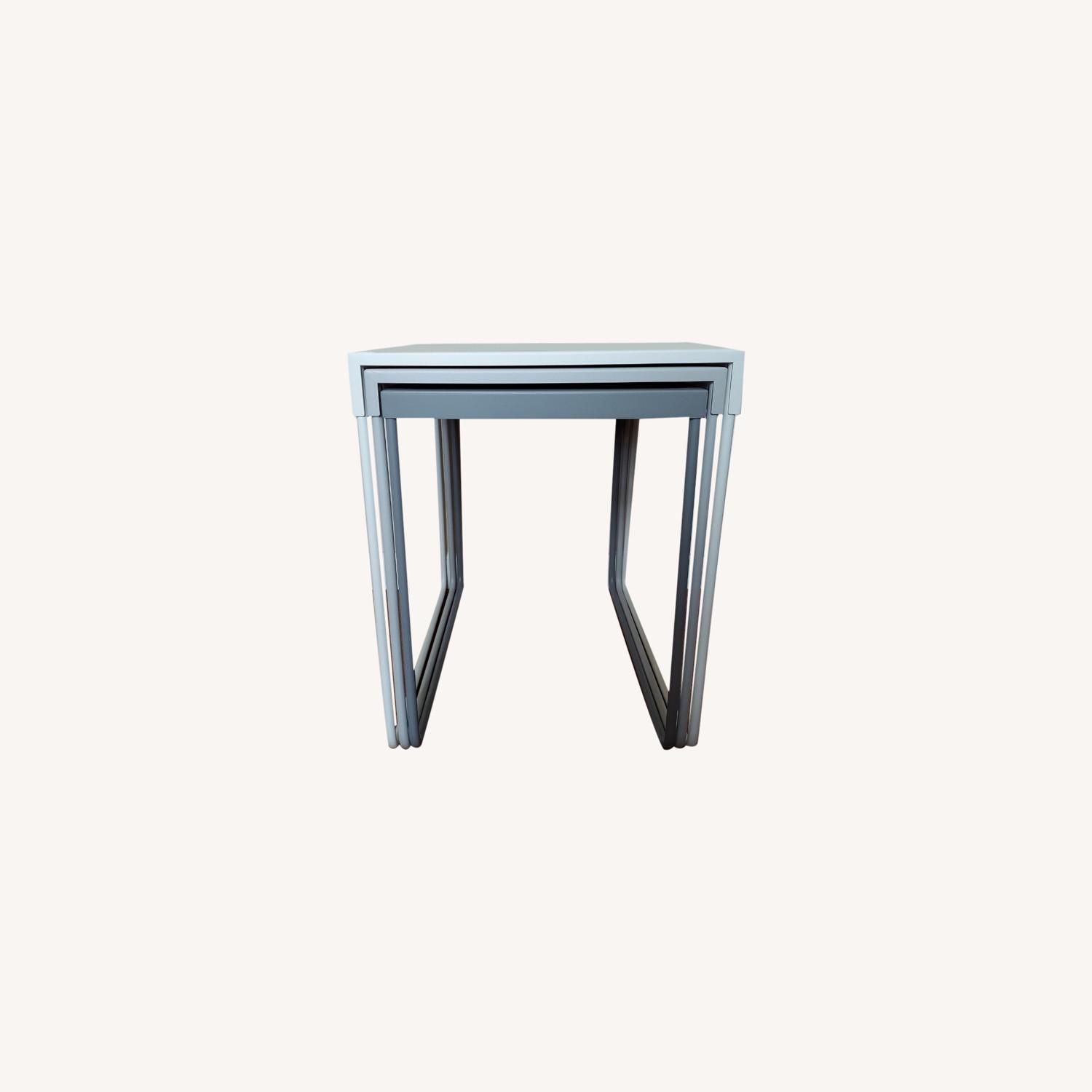 IKEA Metal Nesting Tables, set of 3 AptDeco