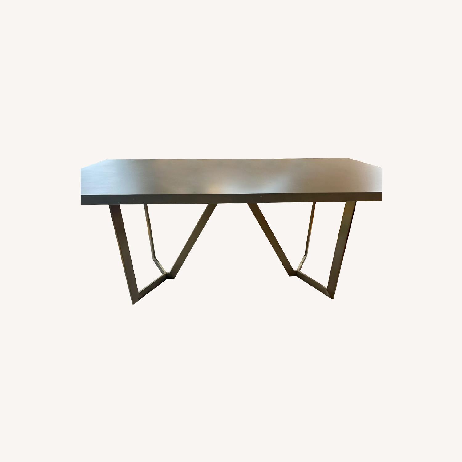 West Elm Tower Dining Table - concrete - image-0