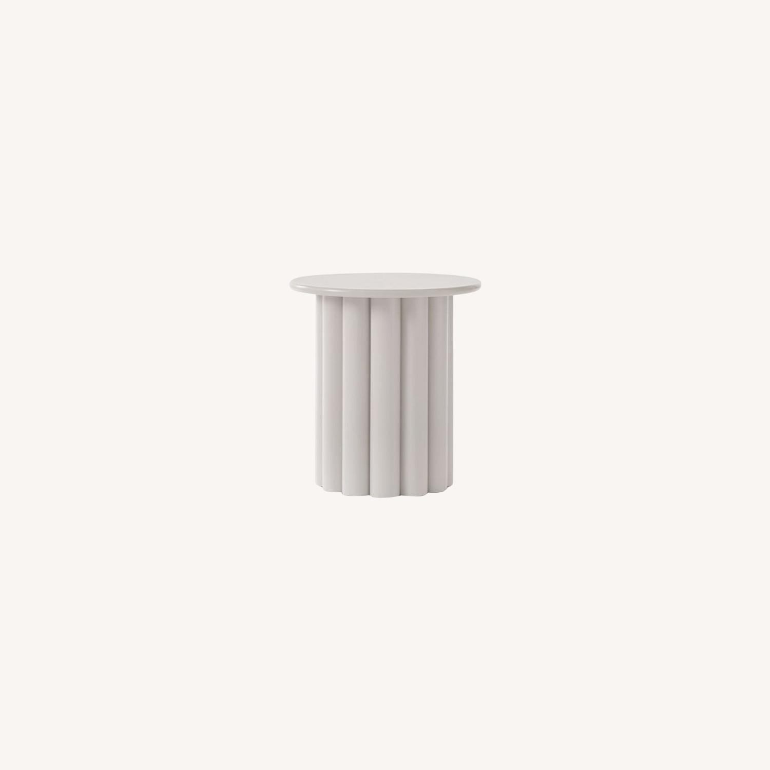 West Elm Hera Side Table, Semi-Circle - image-0
