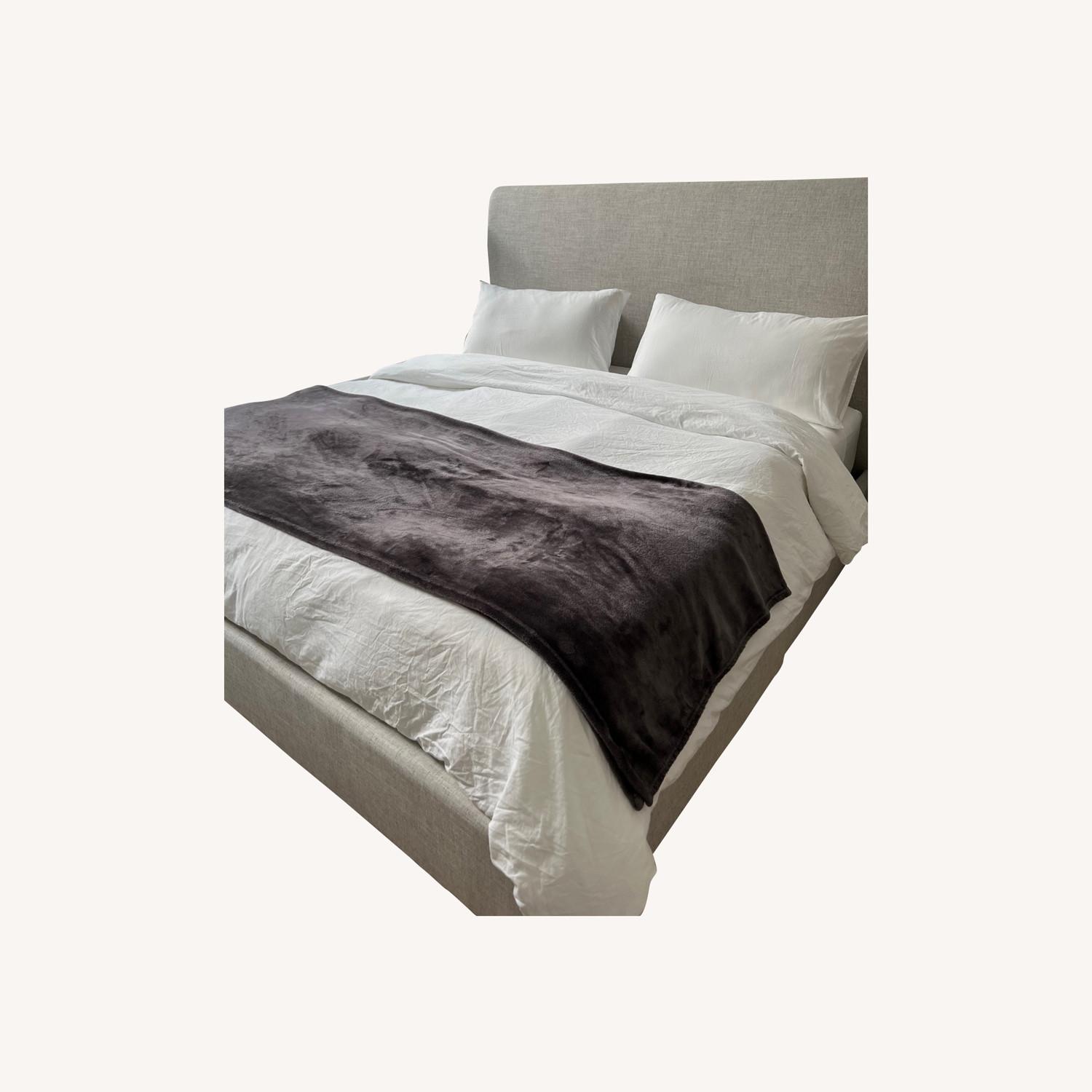 West Elm Andes King Bed with Storage Drawers AptDeco