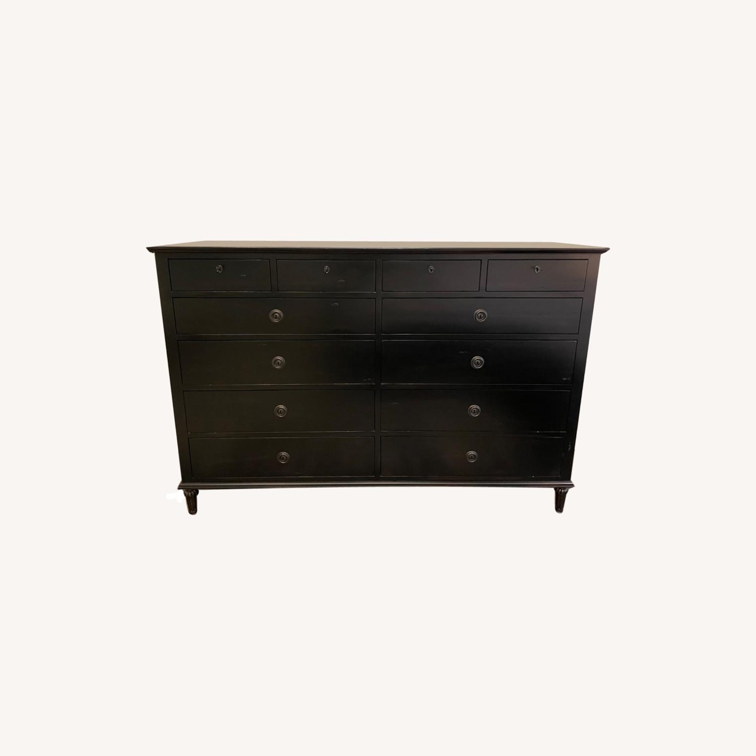 Restoration Hardware Antique Black Maison Dresser AptDeco