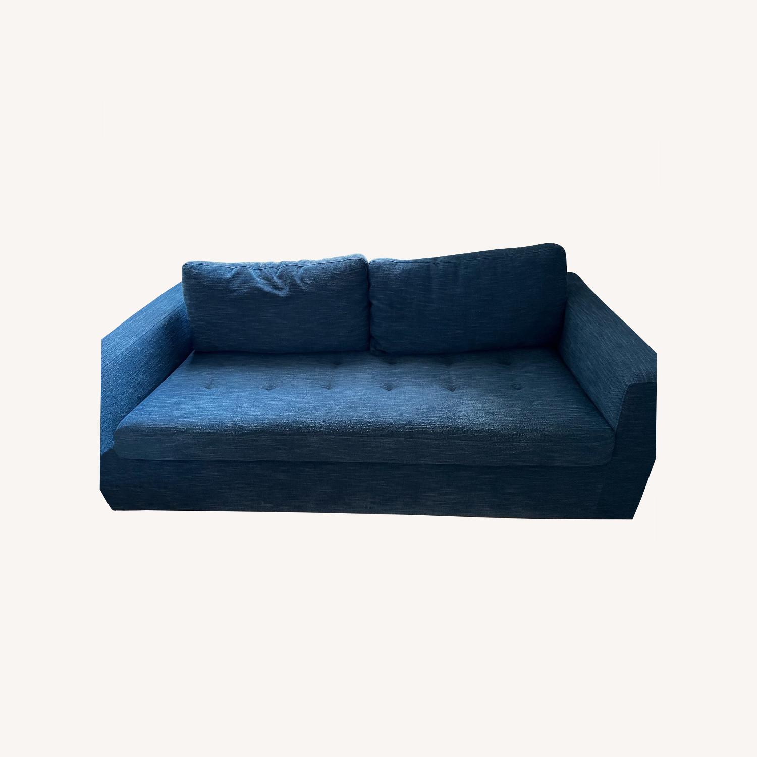 Article Midnight Blue Soma Sleeper Sofa - image-0