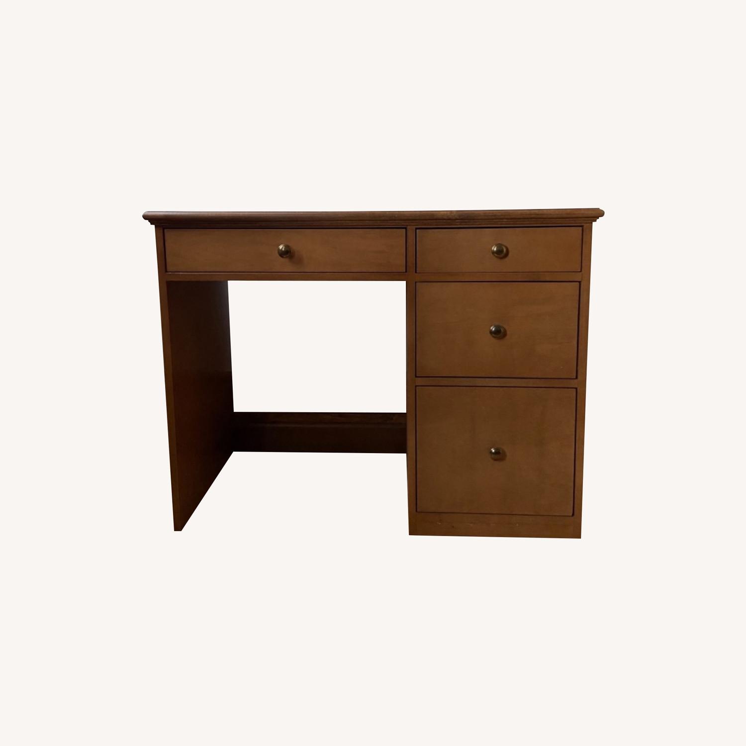 Michael's Furniture Company Wood Desk with File Drawer - image-0