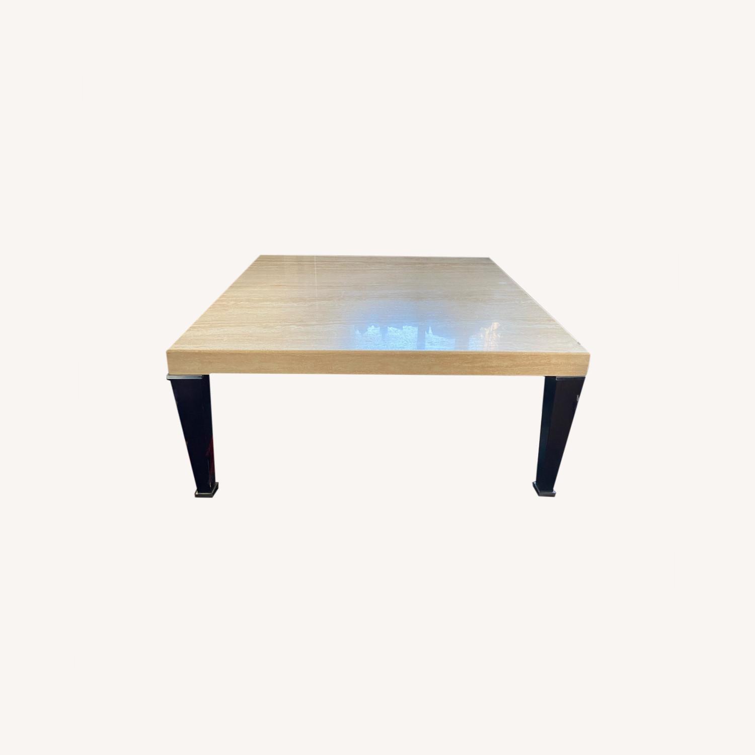 Macy's Marble Top Coffee Table AptDeco