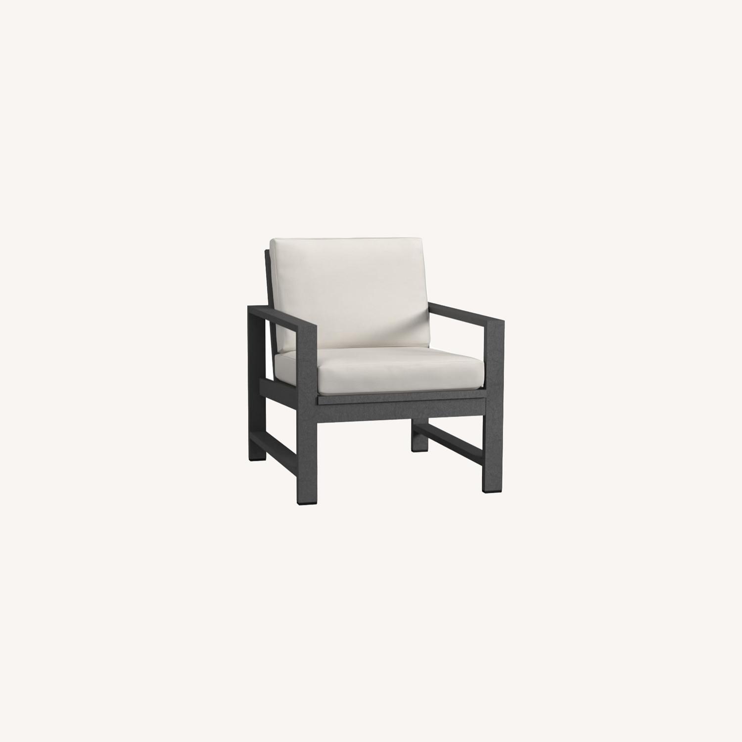 Indio Metal Lounge Chair, Slate - image-0