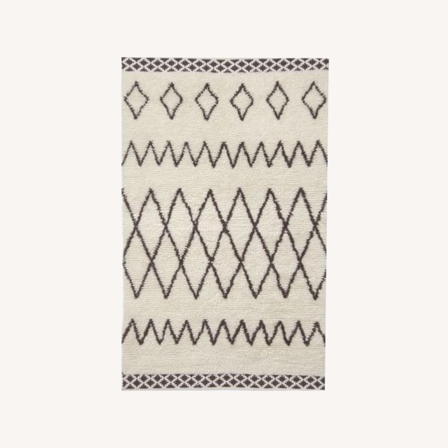 West Elm Kasbah Wool Rug in Ivory AptDeco