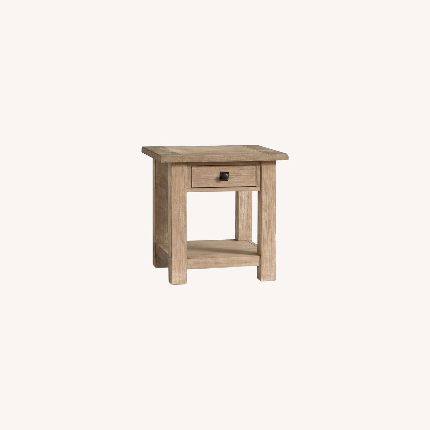 Pottery Barn Benchwright Square Wood End Table - image-0