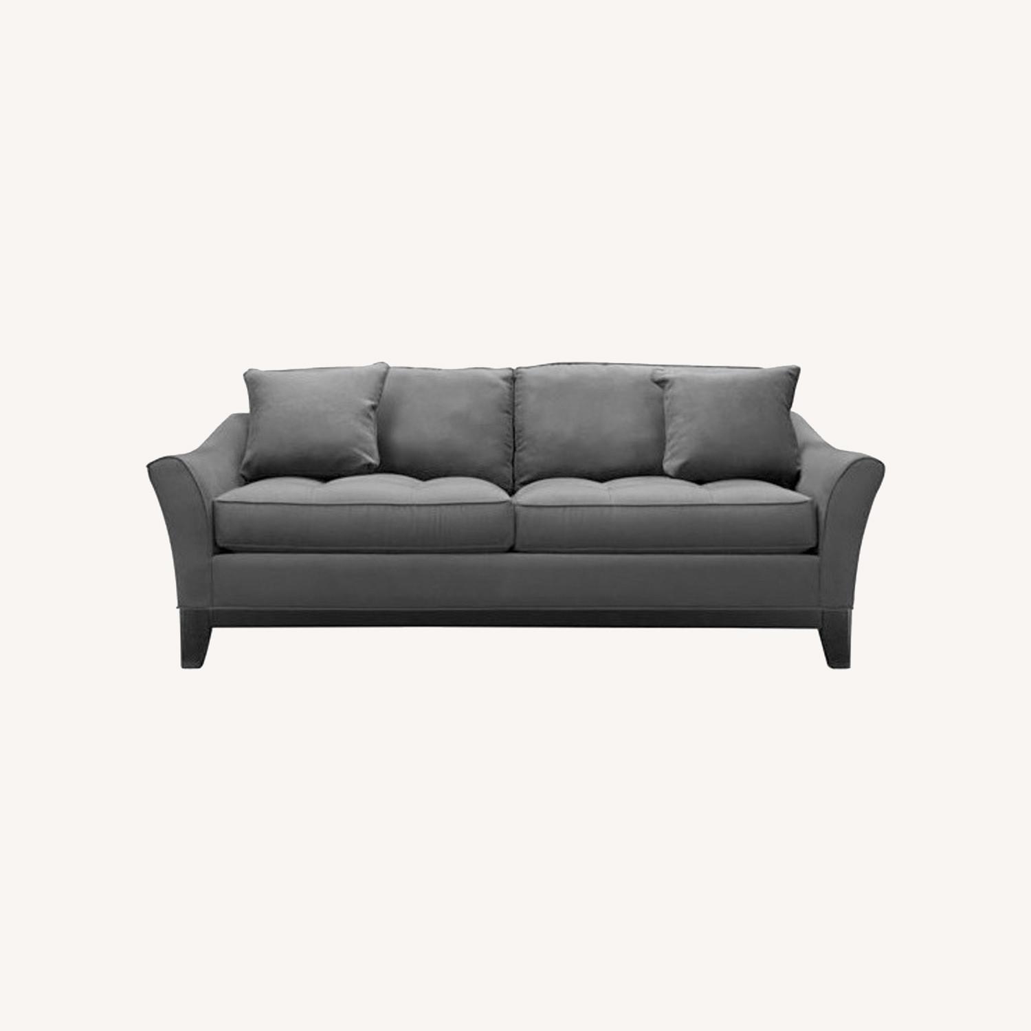 Raymour & Flanigan Grey Queen Sleeper Sofa AptDeco