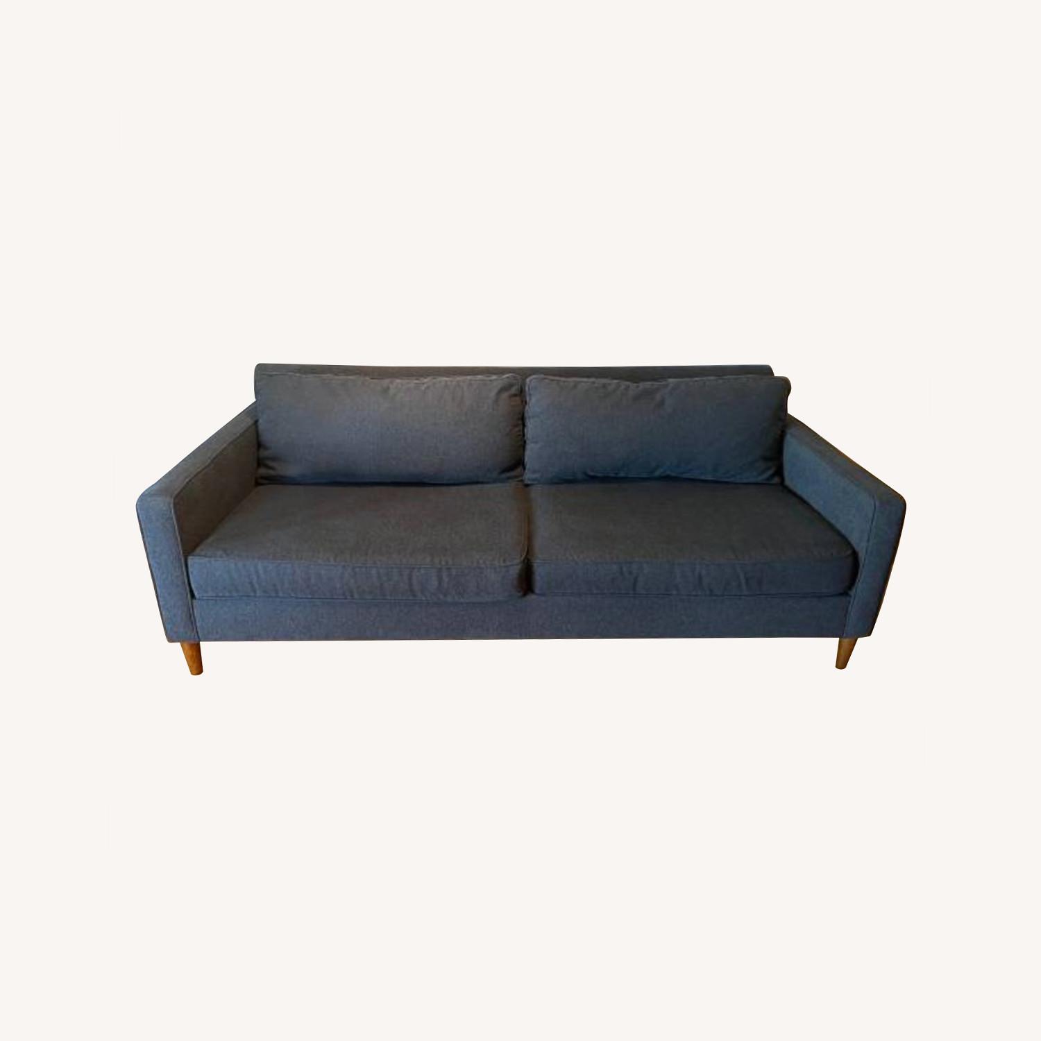 West Elm Gray Couch - image-0