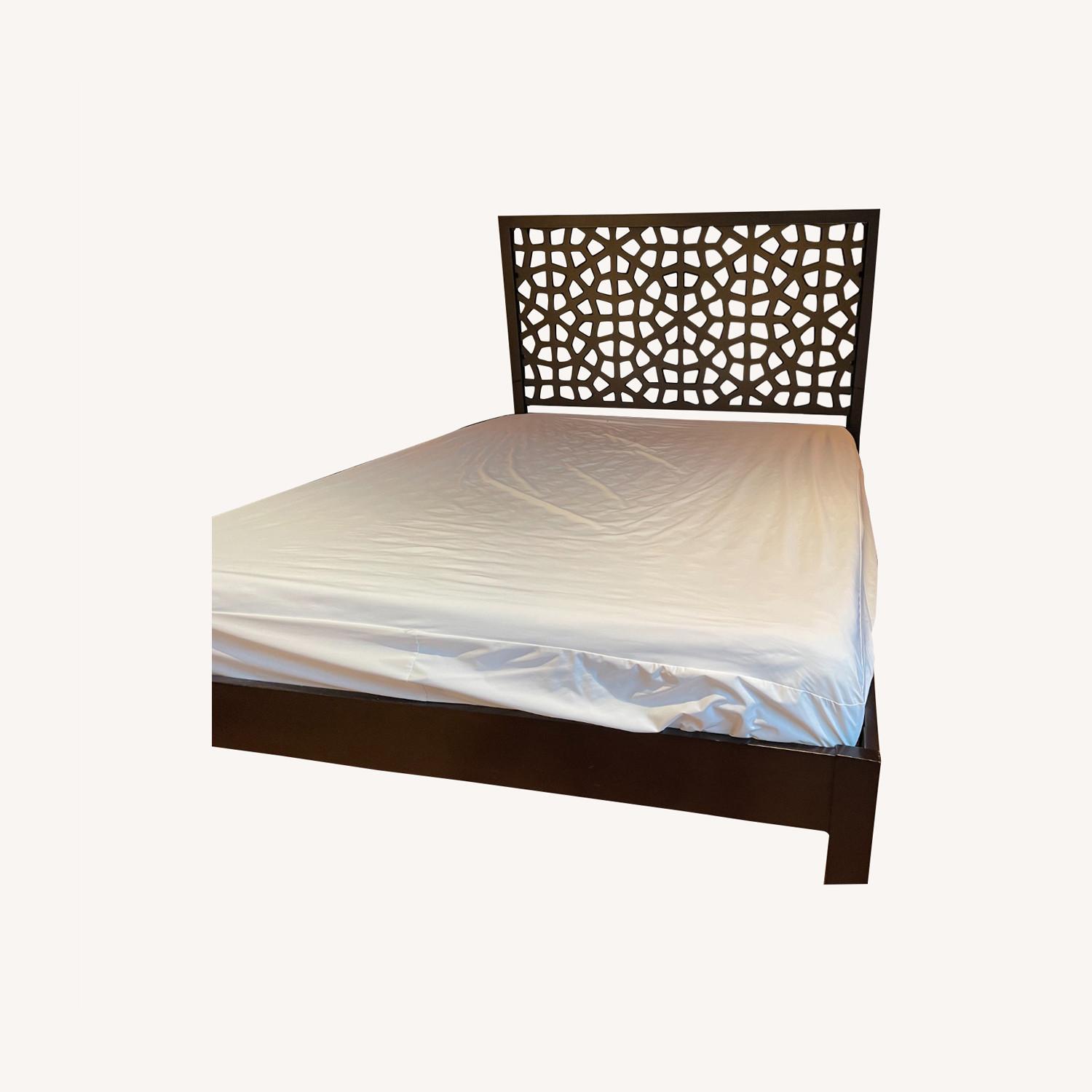 West Elm Morocco Headboard + Simple Bed Frame AptDeco