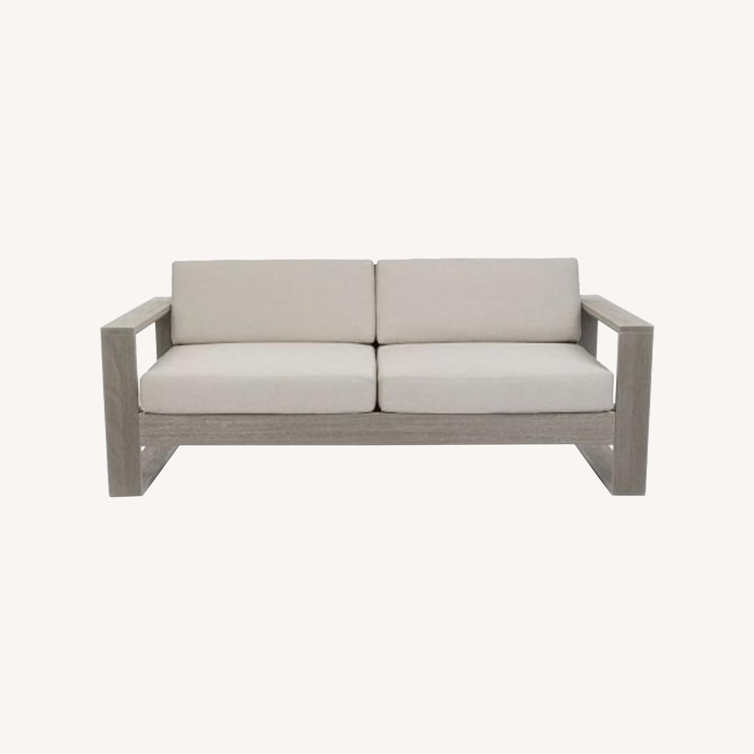 West Elm Portside Sofa, Weather Grey AptDeco