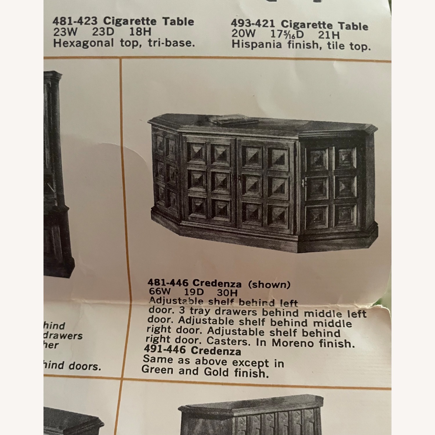 Drexel Esperanto Breakfront/China Cabinet 2 Piece - image-12
