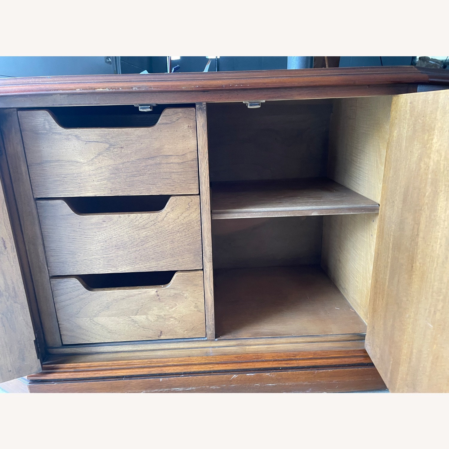 Drexel Esperanto Breakfront/China Cabinet 2 Piece - image-7