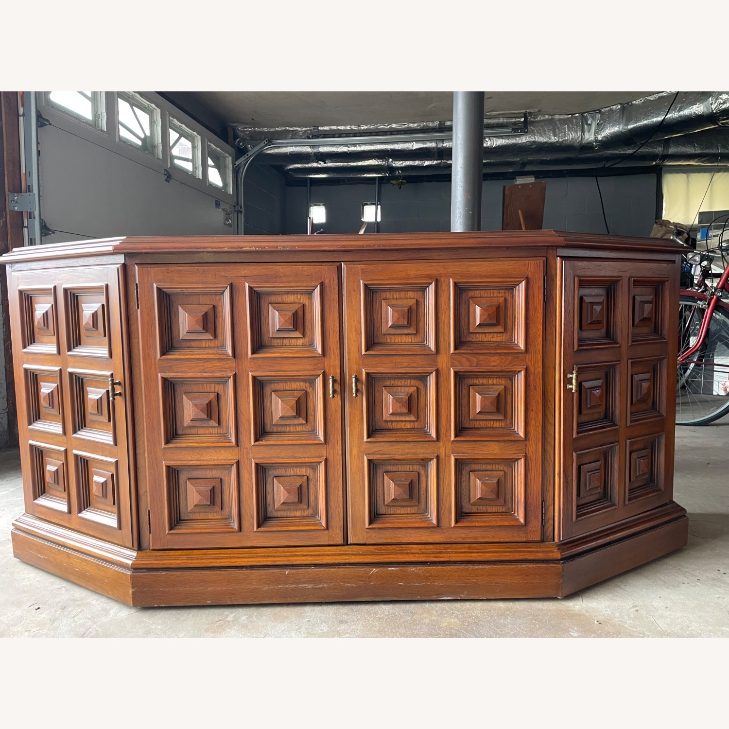 Drexel Esperanto Breakfront/China Cabinet 2 Piece - image-6