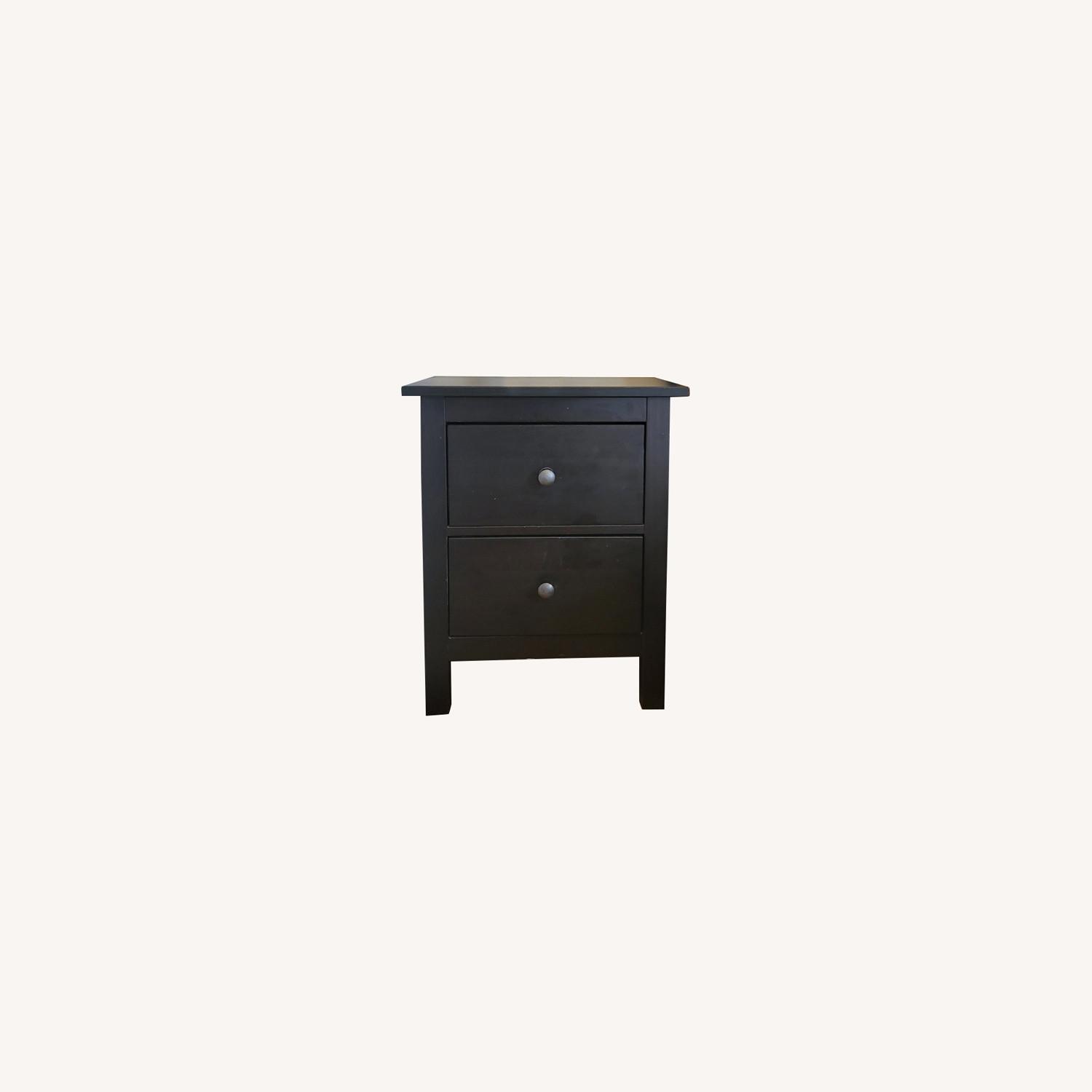 IKEA Black Nightstand - image-0