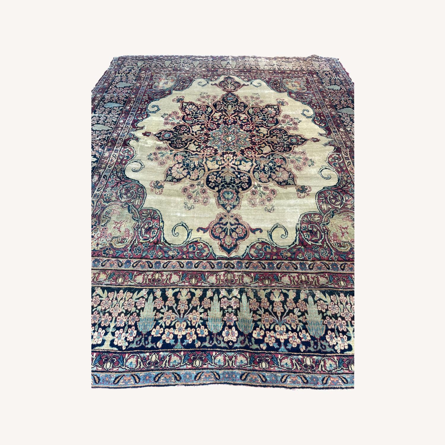 Keraghan Rug Vintage Handcrafted Kermanshah Rug - AptDeco