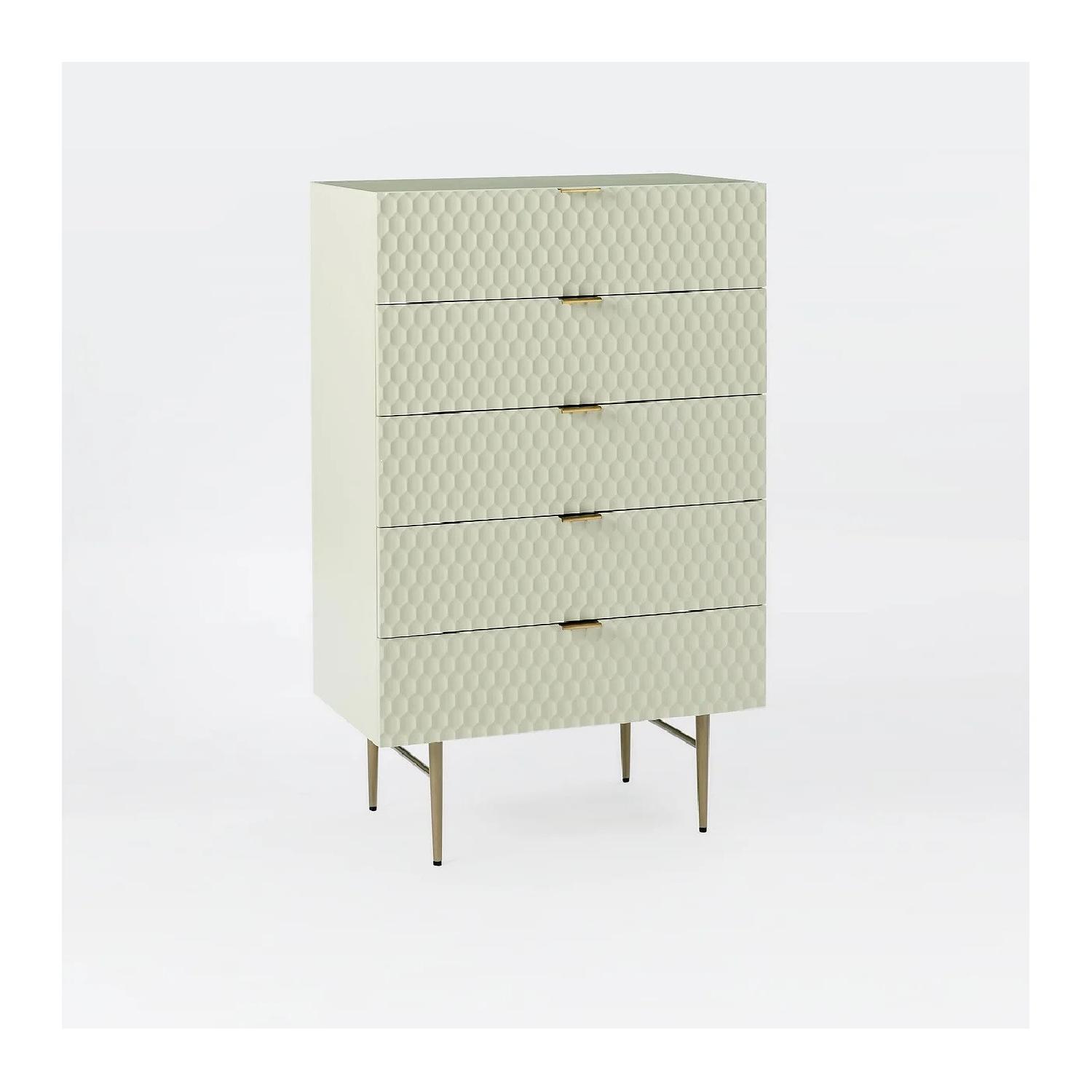 West Elm Audrey Five Drawer Dresser - image-6