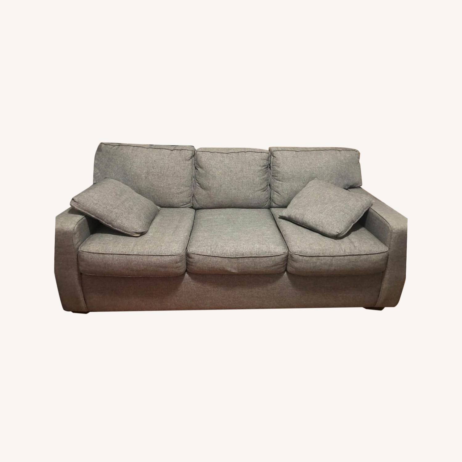 Wayfair Briana Square Arm Sofa 80in Grey AptDeco