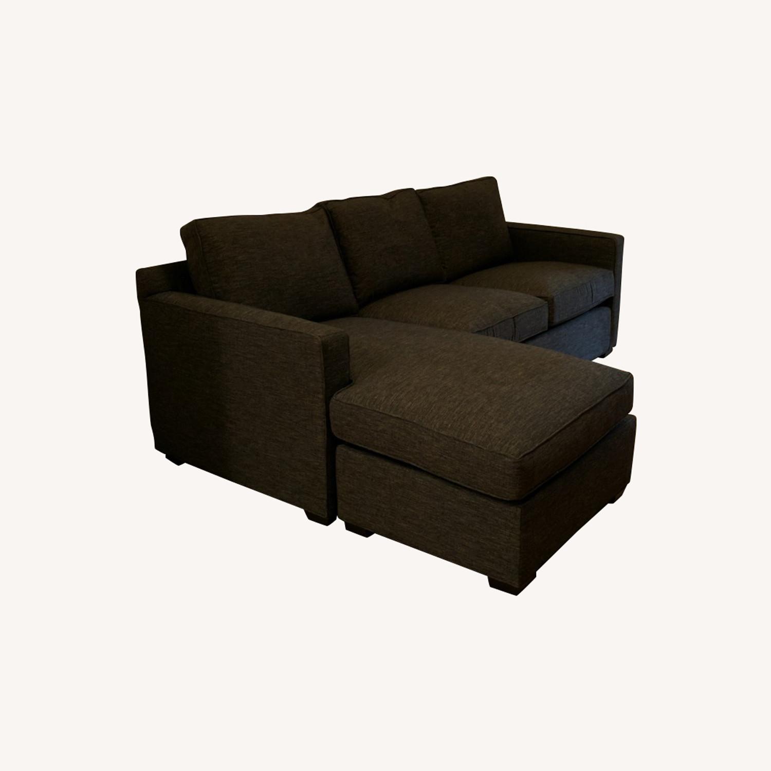 Crate and Barrel Sectional, Reversible, Davis AptDeco