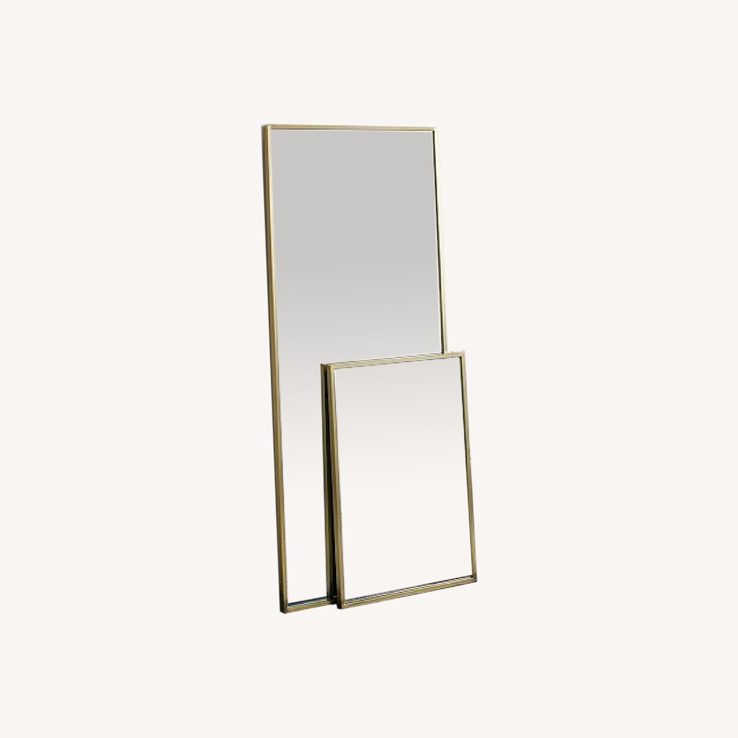 West Elm Metal Frame Floor Mirror 30"W X 72"H AptDeco