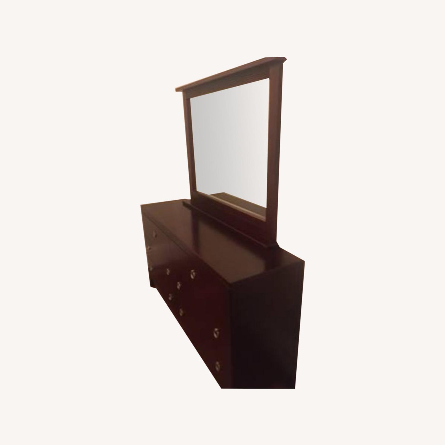 Pottery Barn Dresser with Mirror - image-0