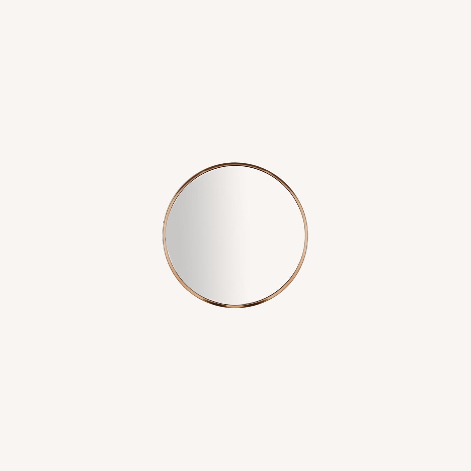 West Elm Round Mirror AptDeco